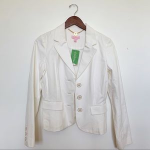 Lilly Pulitzer white blazer